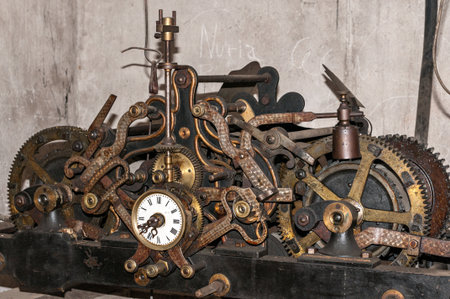 Details clockwork of a church