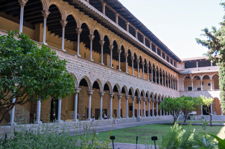 Details of the Monastery of Pedralbes in Barcelona