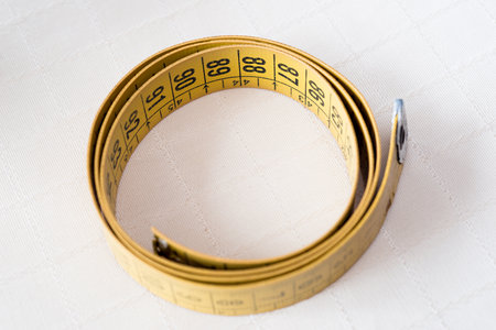 Detail of a measuring tape