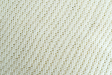 Detail of needles for knitting half