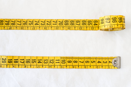 Detail of a measuring tape