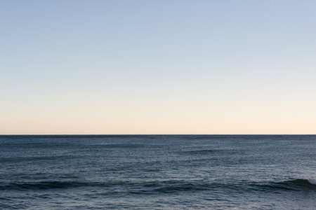 General view of the Mediterranean Seaの写真素材