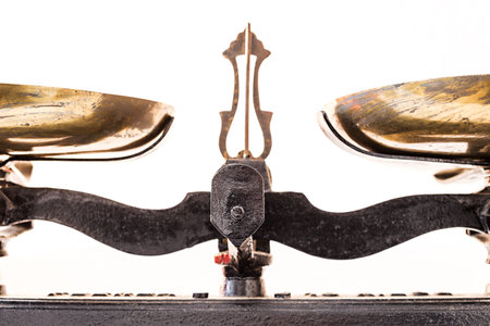 Details of an old balanceの写真素材