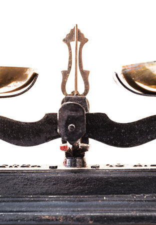 Details of an old balanceの写真素材
