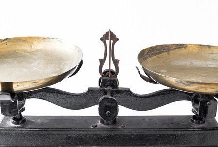 Details of an old balanceの写真素材