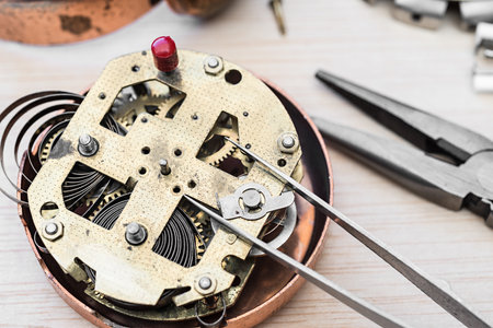 Old alarm clock for restoration
