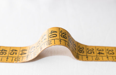 Detail of a tape used by a tailor