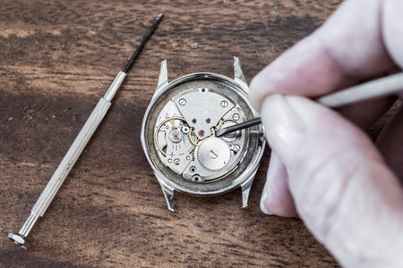 Details of watches and mechanisms for reparation, restoration and maintenance