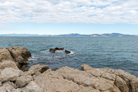 Details of the city of Roses - Costa Brava - Girona, Spainの写真素材