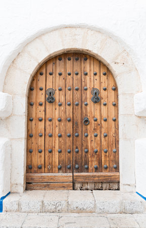 Details city of Sitges in Barcelona (Spain)の写真素材