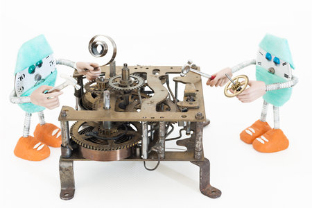 Details of watches and mechanisms for reparation, restoration and maintenance