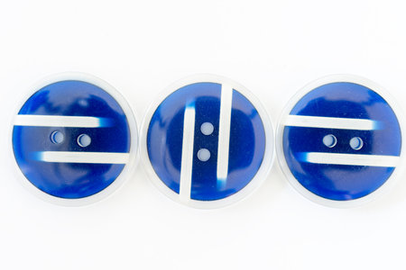 Detail of assortment of multi-colored buttons