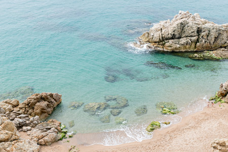 Landscapes and details of the Costa Brava in Girona (Spain)の写真素材