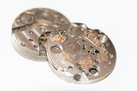 Details of watches and mechanisms for reparation, restoration and maintenance