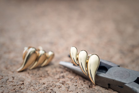 Details of jewelry for reparation, restoration and maintenanceの写真素材