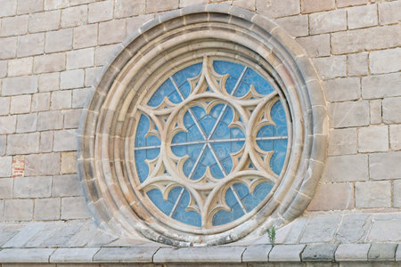 Details of the Cathedral of Barcelona (Spain)の写真素材