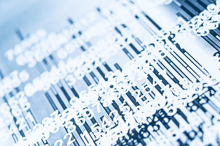 Simulation of a financial studyの写真素材