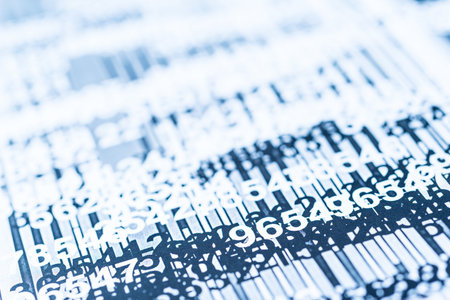 Simulation of a financial studyの写真素材