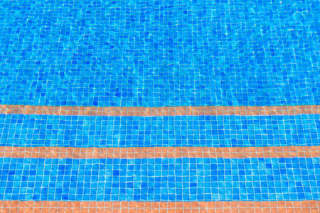 Water from a freshly cleaned pool