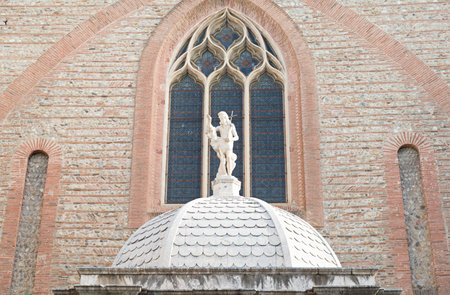 Perpignan - Detail Cathedral of Saint-Jean-Baptiste の写真素材