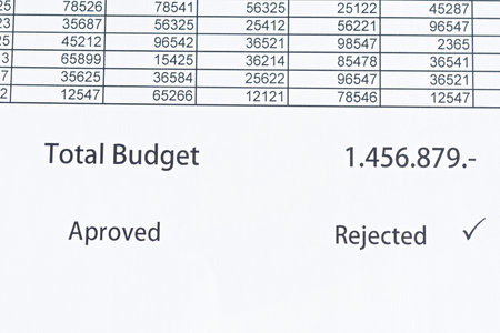 Simulation of a financial studyの写真素材