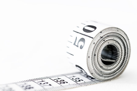 Measuring tape - Weight loss concept - fattening - sizeの写真素材