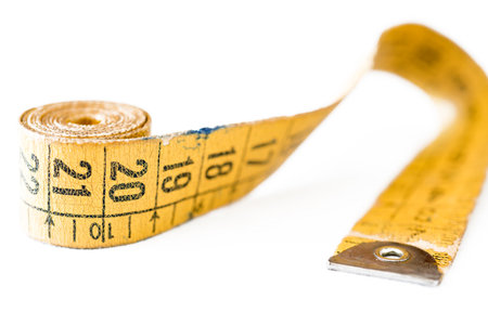 Measuring tape - Weight loss concept - fattening - sizeの写真素材