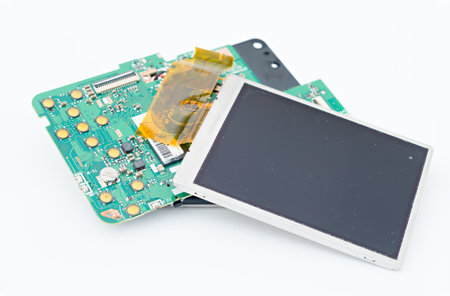Dismantling of digital cameras for recycling