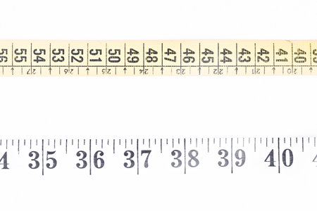 Detail of a tape used by a tailor