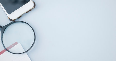 Banner with right margin for text (offices, lawyers, agencies, etc.)の写真素材