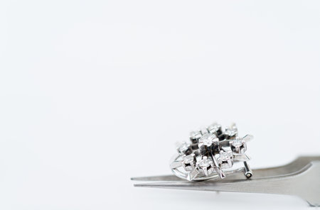 Details of jewelry for reparation, restoration and maintenanceの写真素材