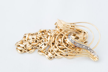 Details of jewelry for reparation, restoration and maintenanceの写真素材