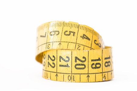 Measuring tape - Weight loss concept - fattening - size