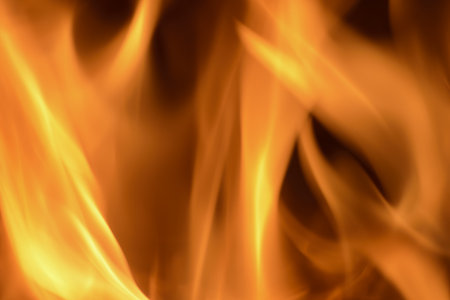fire, close-ups of the flames