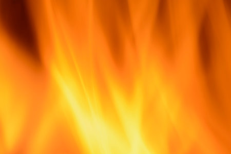 Moving flames background for screensavers and texturesの写真素材