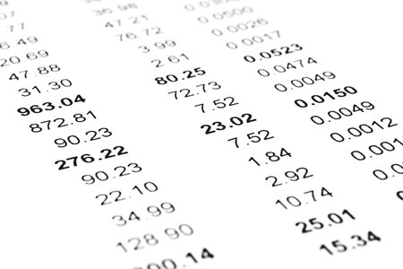 Financial documents. High-quality macro photography studio.の写真素材