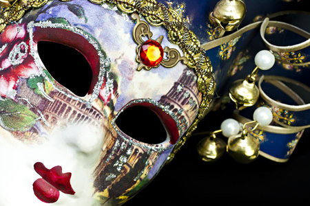 Carnival in Venice,  Venetian Mask image.の写真素材
