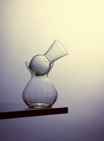 Still life glass  Studio shot 
