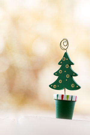 Christmas backgrounds. Christmas decor on the wooden background.の写真素材