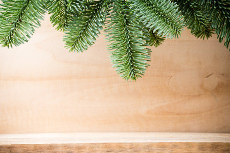 Christmas . Christmas decor on the wooden .の写真素材