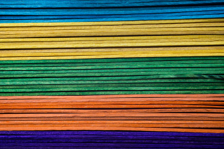 Colored wooden textured, wooden background.の写真素材