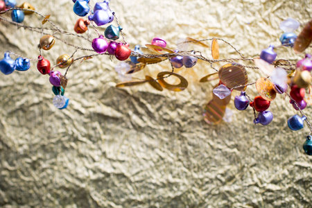 Christmas background with star. Christmas greeting card.の写真素材