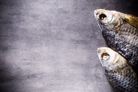 River perch salted, dried
