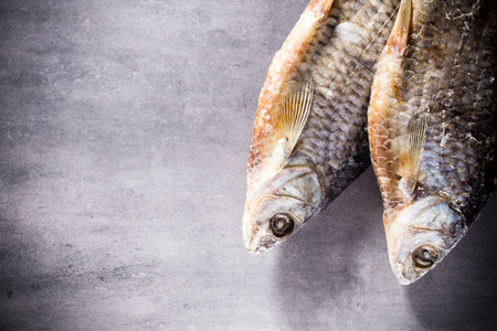 River perch salted, dried