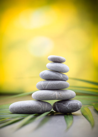 Stones spa treatment scene, zen like concepts.の写真素材