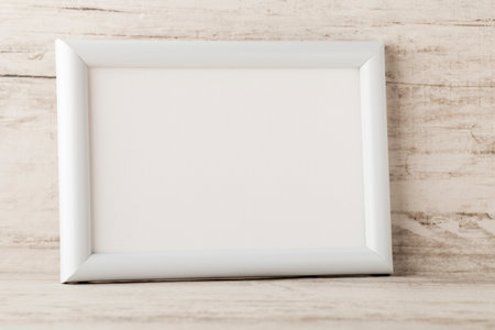 Photo frame on the table, the interior decor.