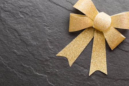 Christmas decoration on the black background.