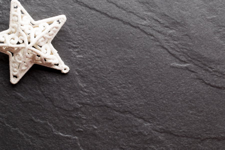 Christmas decoration on the black background.の写真素材