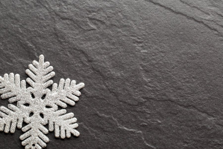 Christmas decoration on the black background.の写真素材