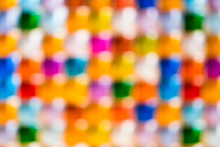 Abstract background, futuristic sciene bokeh.の写真素材